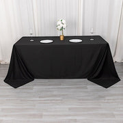 90" x 132" Scuba Polyester Rectangular Tablecloth