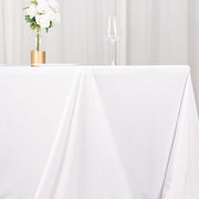 90" x 132" Scuba Polyester Rectangular Tablecloth