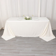 90" x 132" Scuba Polyester Rectangular Tablecloth