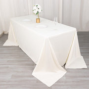 90" x 132" Scuba Polyester Rectangular Tablecloth