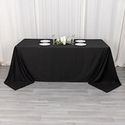 90" x 132" Scuba Polyester Rectangular Tablecloth