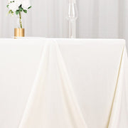 90" x 132" Scuba Polyester Rectangular Tablecloth