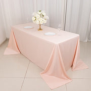 90" x 132" Scuba Polyester Rectangular Tablecloth