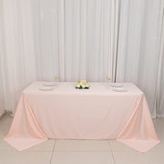 90" x 132" Scuba Polyester Rectangular Tablecloth