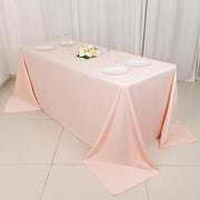 90" x 132" Scuba Polyester Rectangular Tablecloth
