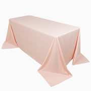 90" x 132" Scuba Polyester Rectangular Tablecloth