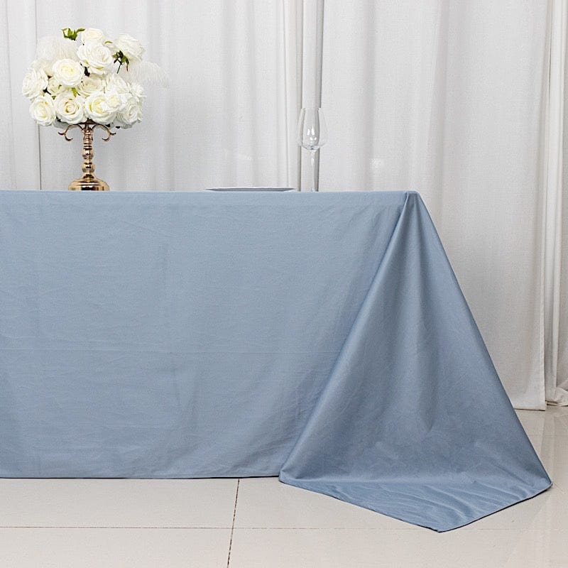 90" x 132" Scuba Polyester Rectangular Tablecloth