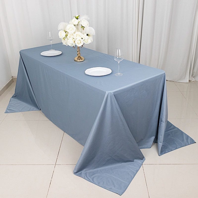 90" x 132" Scuba Polyester Rectangular Tablecloth