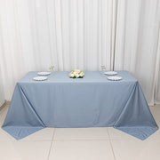 90" x 132" Scuba Polyester Rectangular Tablecloth