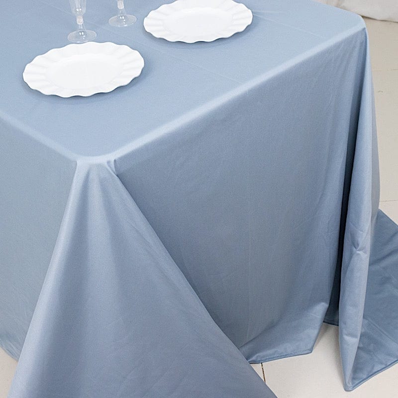 90" x 132" Scuba Polyester Rectangular Tablecloth