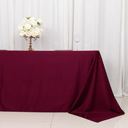 90" x 132" Scuba Polyester Rectangular Tablecloth