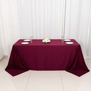 90" x 132" Scuba Polyester Rectangular Tablecloth