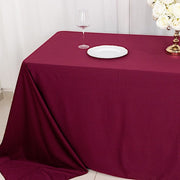 90" x 132" Scuba Polyester Rectangular Tablecloth