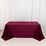 90" x 132" Scuba Polyester Rectangular Tablecloth