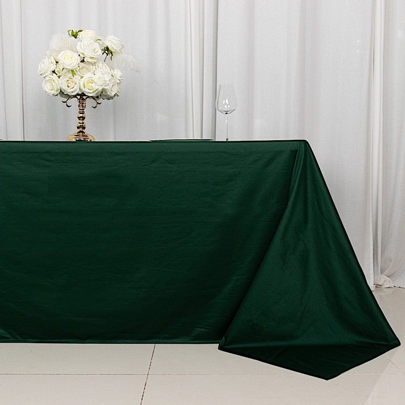 90" x 132" Scuba Polyester Rectangular Tablecloth
