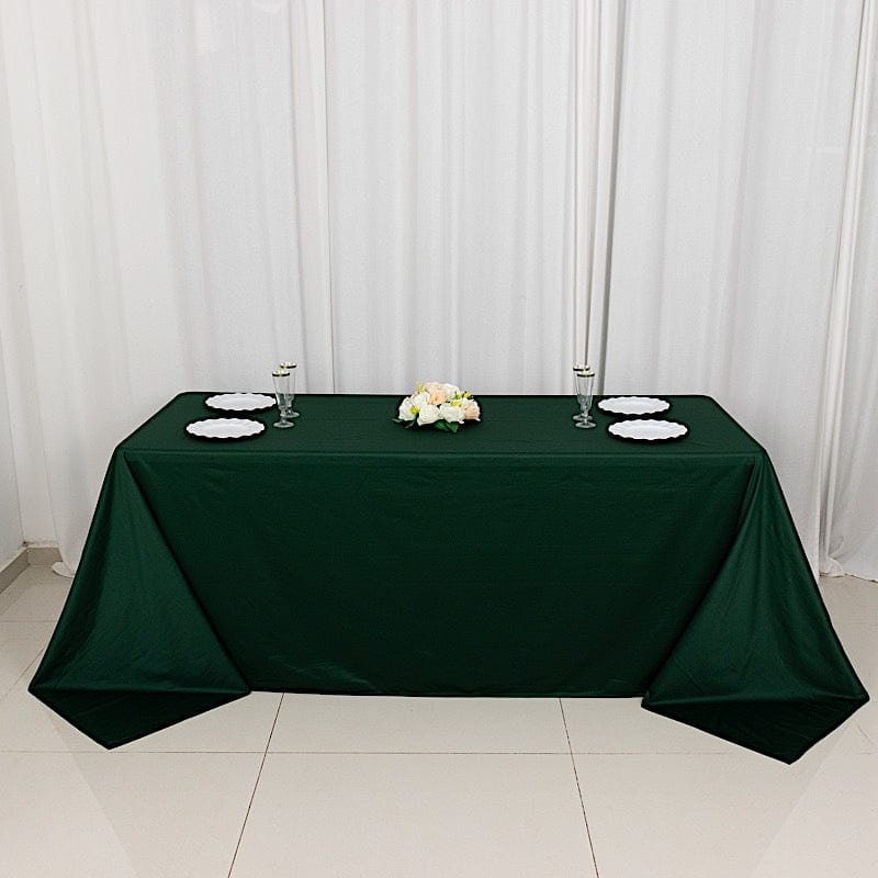90" x 132" Scuba Polyester Rectangular Tablecloth