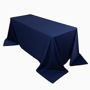 90" x 132" Scuba Polyester Rectangular Tablecloth