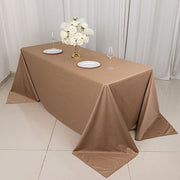 90" x 132" Scuba Polyester Rectangular Tablecloth