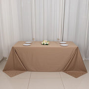 90" x 132" Scuba Polyester Rectangular Tablecloth