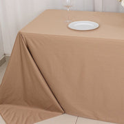 90" x 132" Scuba Polyester Rectangular Tablecloth