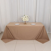90" x 132" Scuba Polyester Rectangular Tablecloth