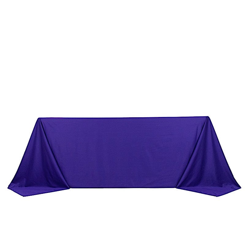 90" x 132" Scuba Polyester Rectangular Tablecloth