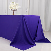 90" x 132" Scuba Polyester Rectangular Tablecloth