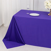 90" x 132" Scuba Polyester Rectangular Tablecloth
