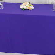 90" x 132" Scuba Polyester Rectangular Tablecloth