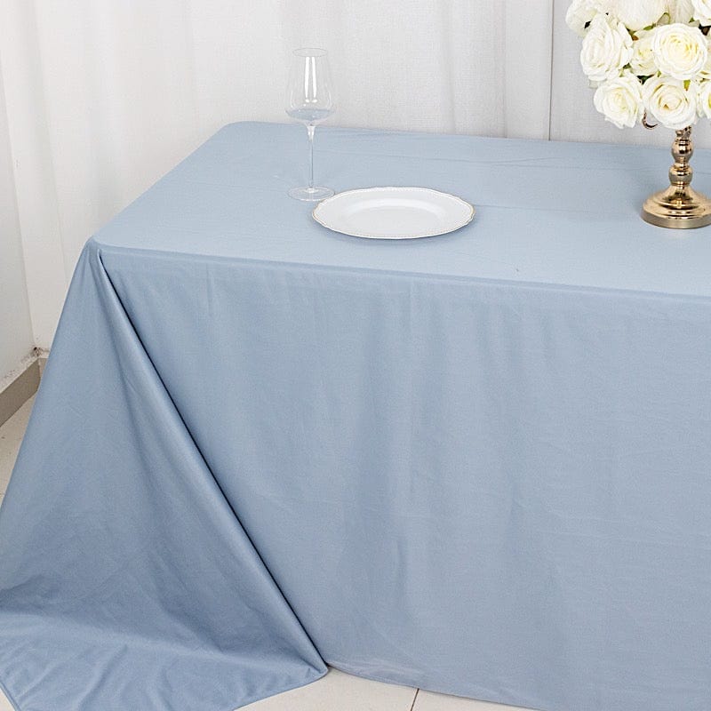 90" x 132" Scuba Polyester Rectangular Tablecloth
