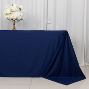 90" x 132" Scuba Polyester Rectangular Tablecloth