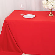 90" x 132" Scuba Polyester Rectangular Tablecloth