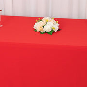 90" x 132" Scuba Polyester Rectangular Tablecloth