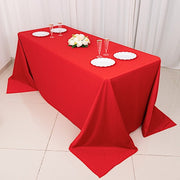90" x 132" Scuba Polyester Rectangular Tablecloth