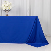 90" x 132" Scuba Polyester Rectangular Tablecloth