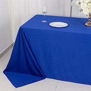 90" x 132" Scuba Polyester Rectangular Tablecloth