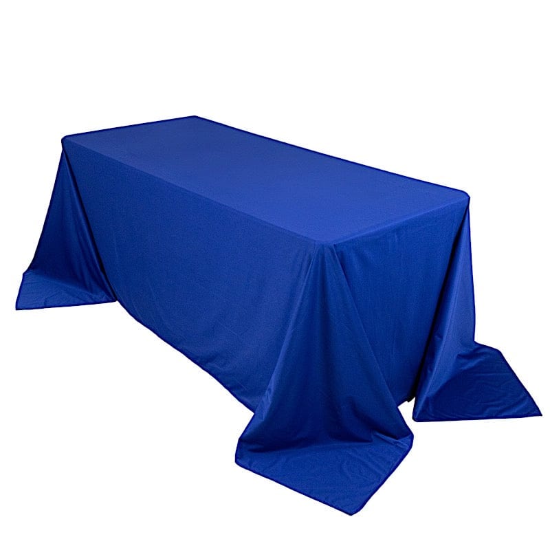 90" x 132" Scuba Polyester Rectangular Tablecloth