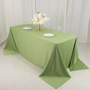 90" x 132" Scuba Polyester Rectangular Tablecloth