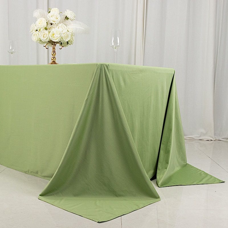 90" x 132" Scuba Polyester Rectangular Tablecloth