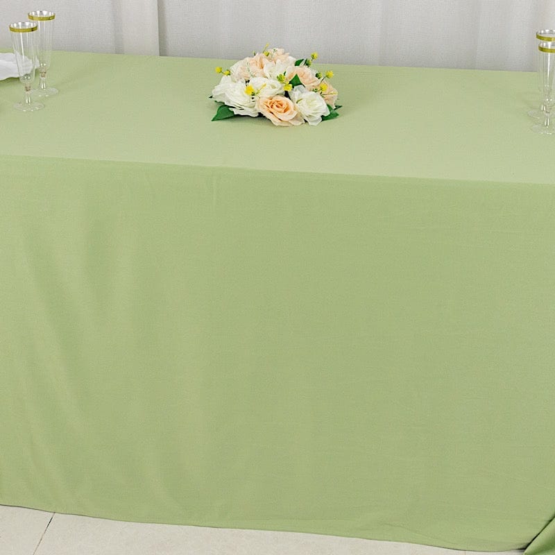 90" x 132" Scuba Polyester Rectangular Tablecloth