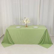90" x 132" Scuba Polyester Rectangular Tablecloth