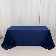 90" x 132" Scuba Polyester Rectangular Tablecloth