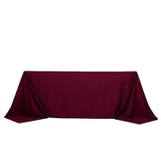 90" x 132" Scuba Polyester Rectangular Tablecloth TAB_SCUBA_90132_BURG