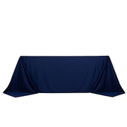 90" x 132" Scuba Polyester Rectangular Tablecloth TAB_SCUBA_90132_NAVY