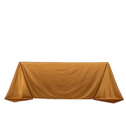 90" x 132" Scuba Polyester Rectangular Tablecloth TAB_SCUBA_SH_90132_GOLD