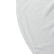 90" x 132" Scuba Polyester Rectangular Tablecloth with Rounded Corners