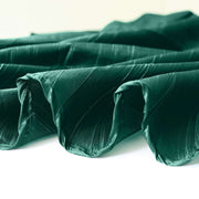 90" x 156" Accordion Metallic Crinkled Taffeta Rectangular Tablecloth