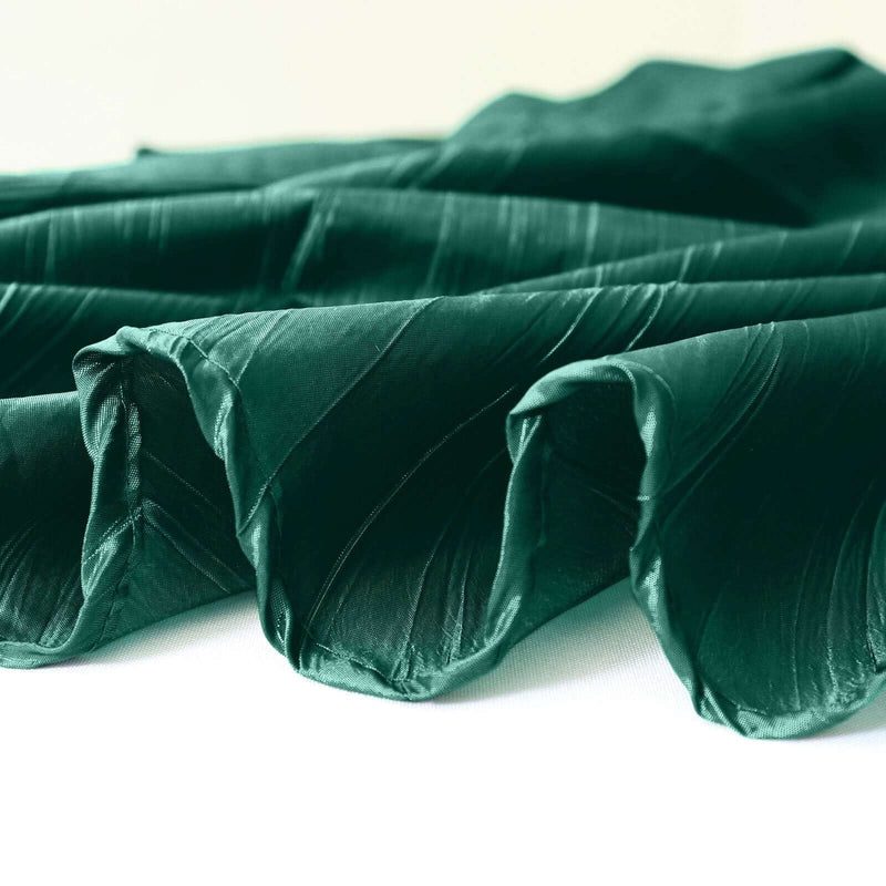 90" x 156" Accordion Metallic Crinkled Taffeta Rectangular Tablecloth