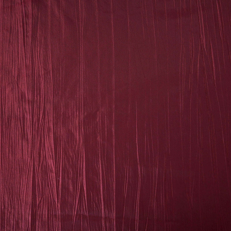 90" x 156" Accordion Metallic Crinkled Taffeta Rectangular Tablecloth