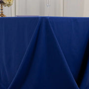 90" x 156" Cotton Blend Rectangular Tablecloth for Weddings and Events